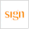 Logo sign Berlin